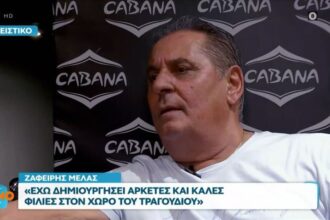 Rakos Zafeiris Melas about Vassilis Karras: "I couldn't bear to see him, things are difficult"