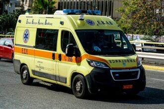 Tragedy in Larissa: Dead motorcyclist who collided with a farm vehicle