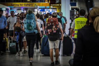 Passenger traffic has "taken off" at the country's airports