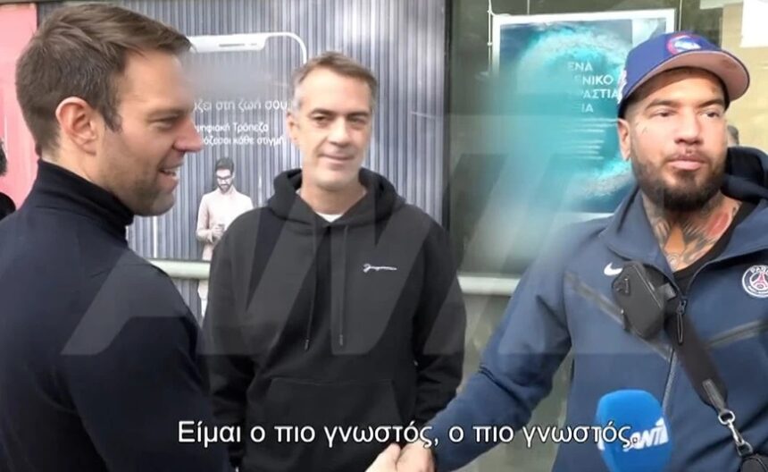 Stefanos Kasselakis met Snik by chance in Kifissia: "Who are you?  You look good"