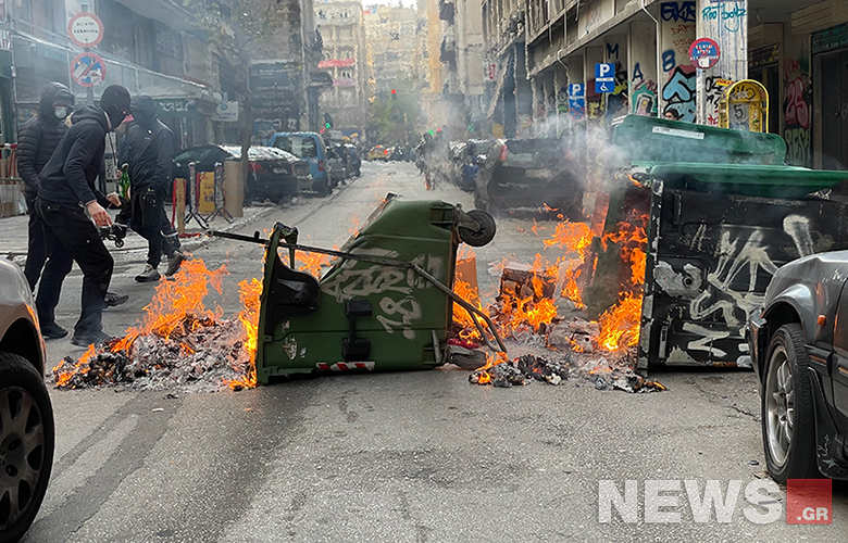 Episodes in Exarchia after the all-education rally