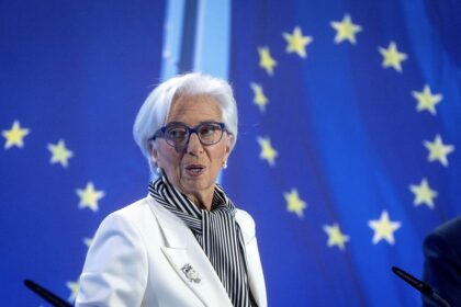 It is premature to discuss interest rate cuts, says Christine Lagarde