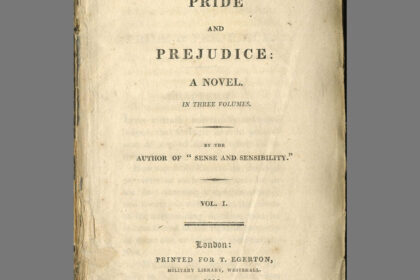 On this day: January 28, 1813 – The novel Pride and Prejudice is published