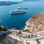 Cruise tourists will pay a fee of 20 euros to disembark in Mykonos and Santorini