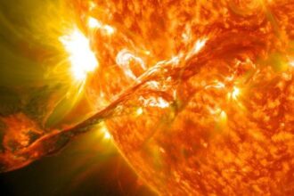 Powerful solar storm headed for Earth