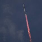 SpaceX's Starship rocket was destroyed upon re-entry into the Earth's atmosphere