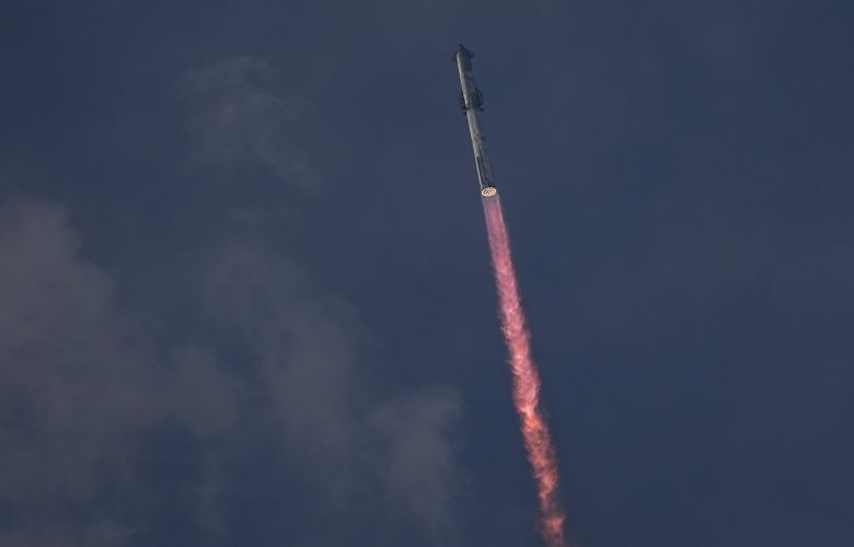 SpaceX's Starship rocket was destroyed upon re-entry into the Earth's atmosphere