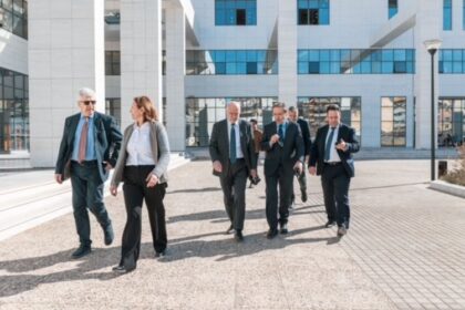 Visit of the political leadership of the Ministry of Justice to the Court of First Instance and the Magistrate's Court of Athens