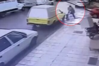 Shocking video-documentary of the attack of a robber with a knife on a money transfer employee in Trikala