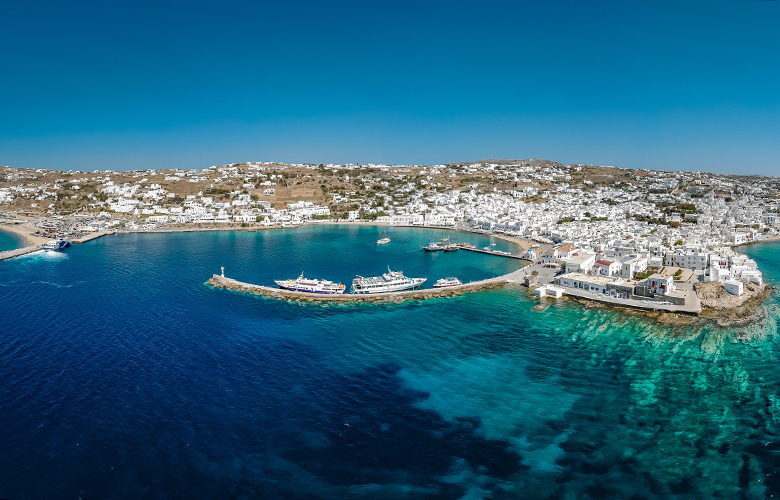 The winners and losers in the Cyclades in terms of accommodation and catering revenue