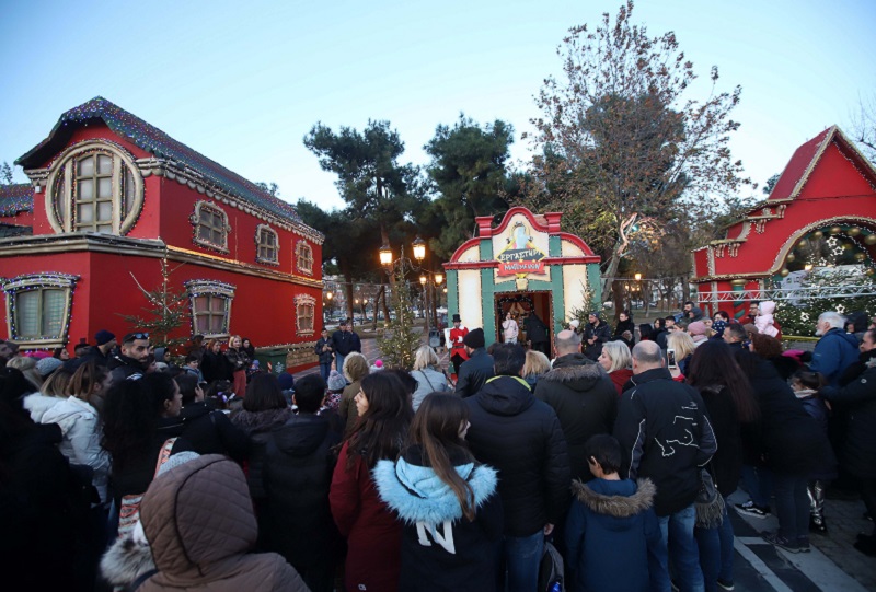 Thessaloniki was flooded with Greek and foreign visitors for the festive period