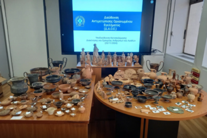 Two people were arrested in Alimos who were in possession of 172 ancient objects