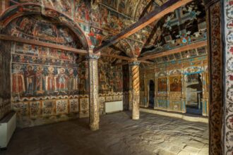 Unique architecture and rare frescoes in the church of Agios Dimitrios in Psiloma, Meteora Municipality