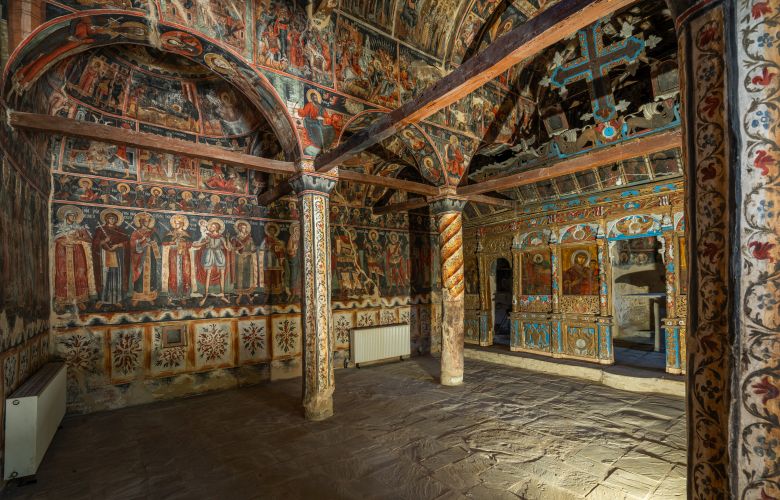 Unique architecture and rare frescoes in the church of Agios Dimitrios in Psiloma, Meteora Municipality