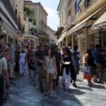 What does a study show about the touristic capacity of Athens