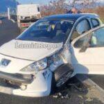 Driver felt suddenly unwell and fell into the guardrail on the Athens-Lamia highway