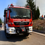 Fire in a business in EO Sparta - Gythio