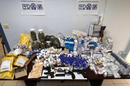 International doping network was dislocated with ELAS participation: Thousands of pills, gold bars, weapons and pounds - hundreds of arrests